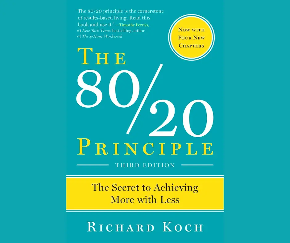 The 80/20 Principle: The Secret to Achieving More with Less book cover